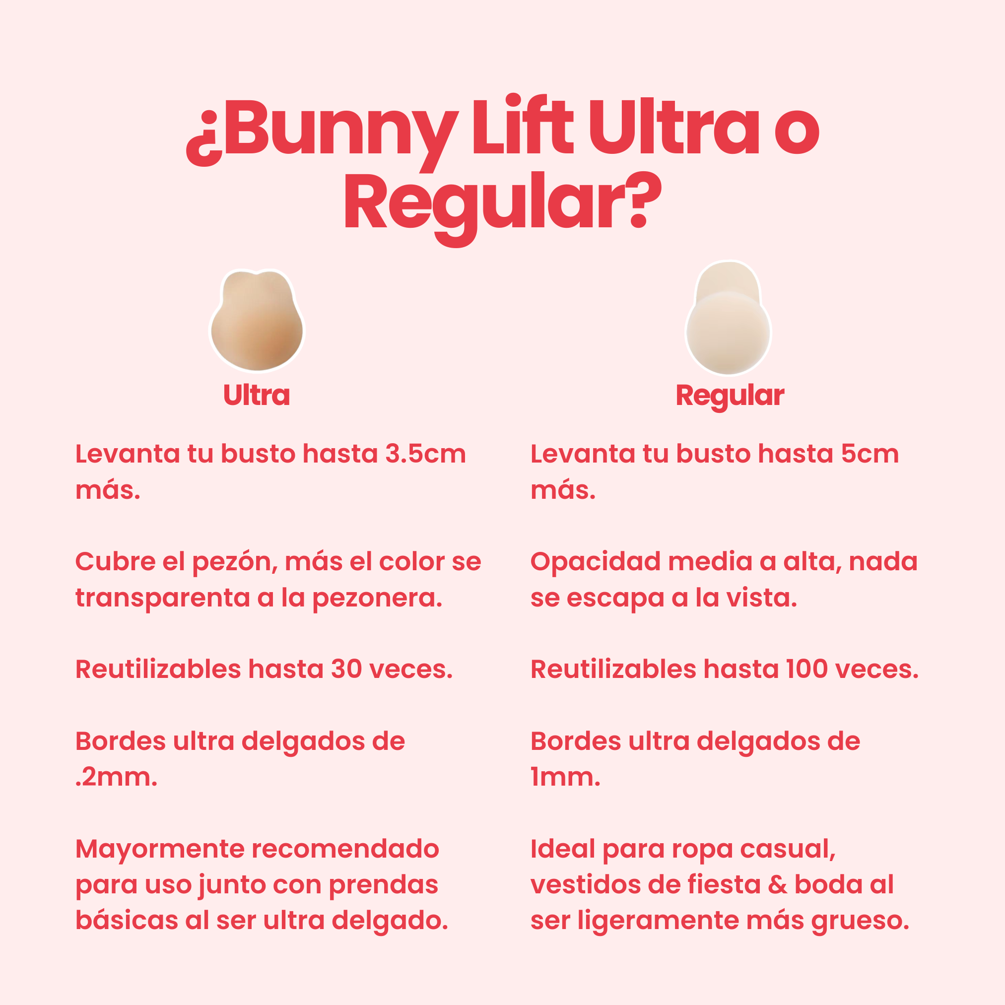 Bunny Lift | Cubre Pezón Push Up Silicona Nippi Nippi México