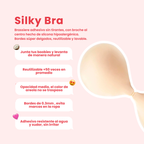 Silky Bra | Bra Adhesivo De Silicona Reutilizable Nippi Nippi Boobwear